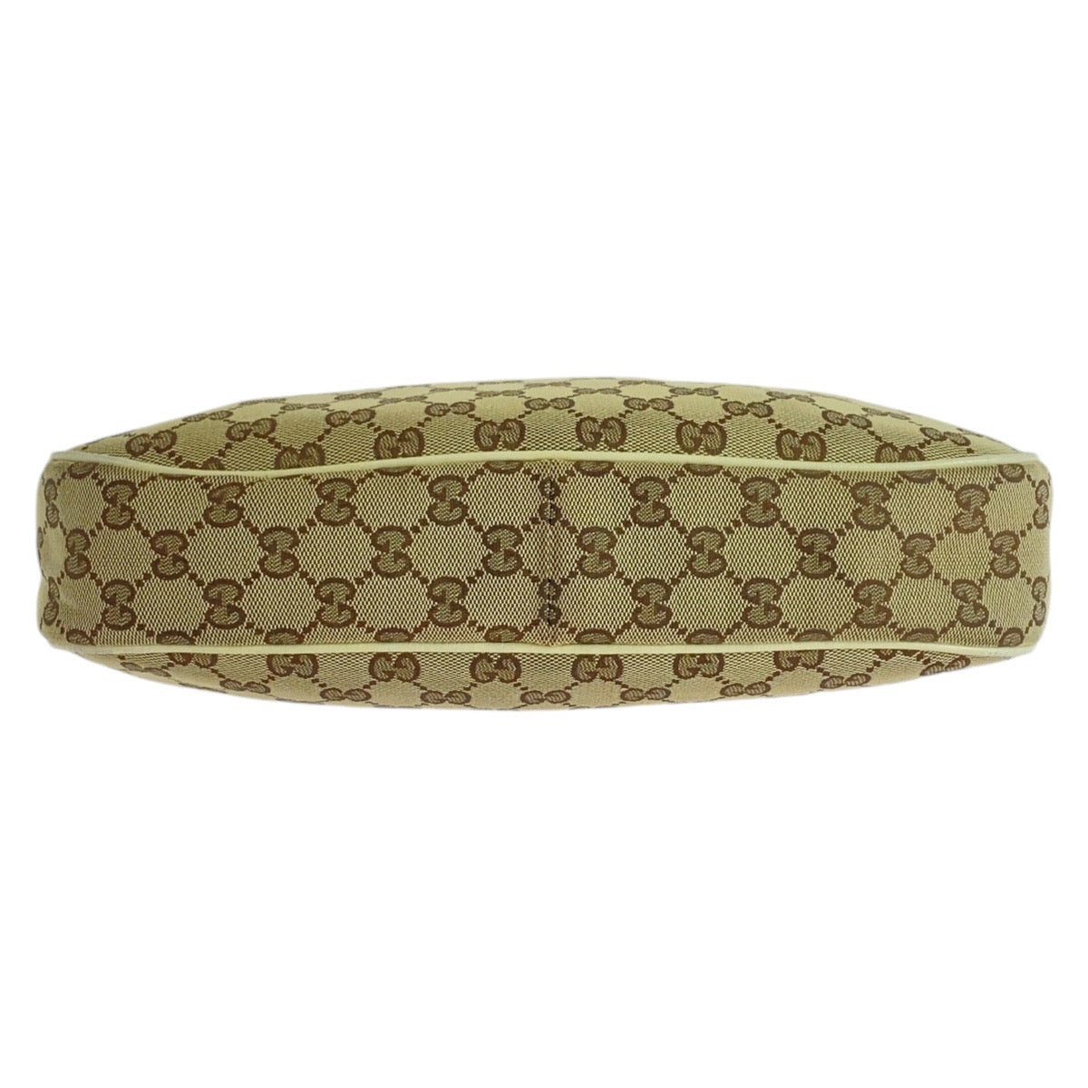14197
GUCCI グッチ ベージュ アイボリー ゴールド金具 GGキャンバス / レザー 153010 ショルダーバッグ ホーボー  レディース