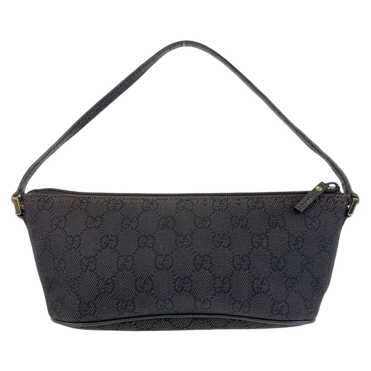 14205
GUCCI グッチ ブラック 黒 GGキャンバス / レザー 257300 ハンドバッグ アクセサリーポーチ  レディース
