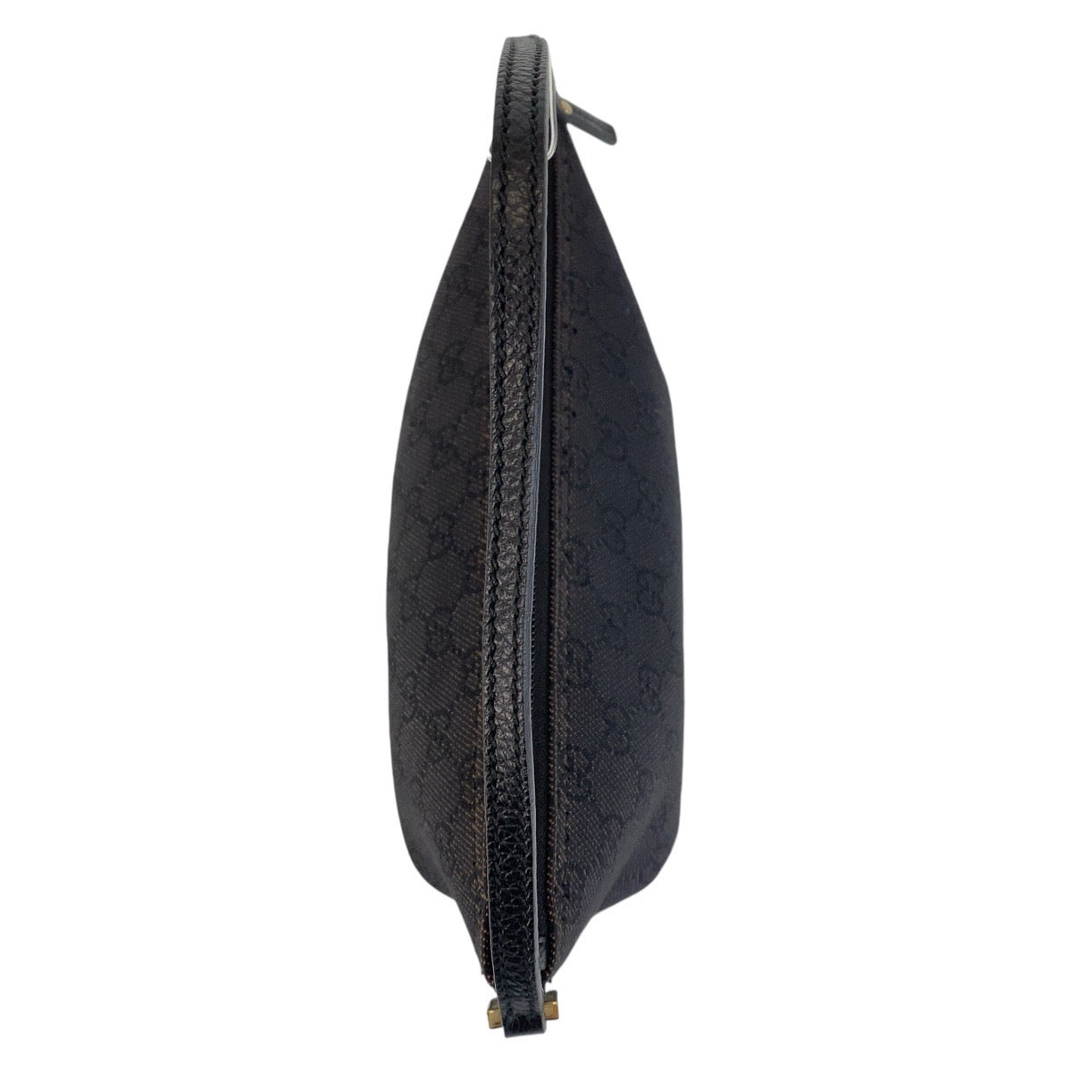 14205
GUCCI グッチ ブラック 黒 GGキャンバス / レザー 257300 ハンドバッグ アクセサリーポーチ  レディース