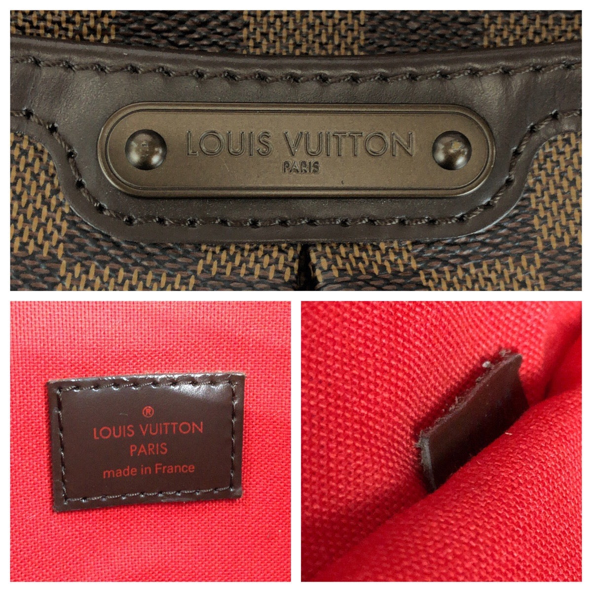 14207
LOUIS VUITTON ルイヴィトン ダミエ エベヌ ブルームズベリPM ブラウン ゴールド金具 PVC N42251 ショルダーバッグ 斜め掛け  レディース A77