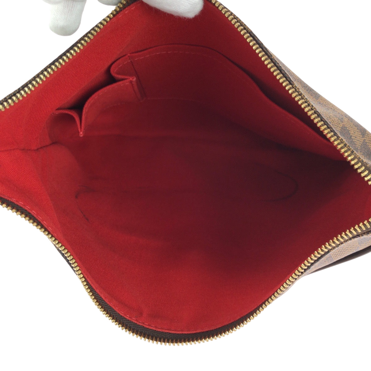14207
LOUIS VUITTON ルイヴィトン ダミエ エベヌ ブルームズベリPM ブラウン ゴールド金具 PVC N42251 ショルダーバッグ 斜め掛け  レディース A77