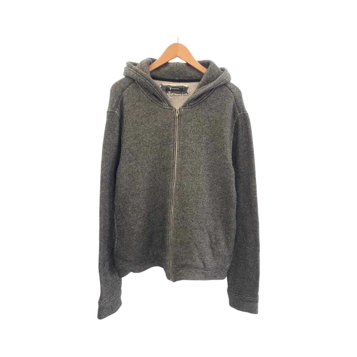 13779
Alexander Wang アレキサンダーワン サイズS グレー シルバー金具 コットン パーカー ジップパーカー  レディース AB5