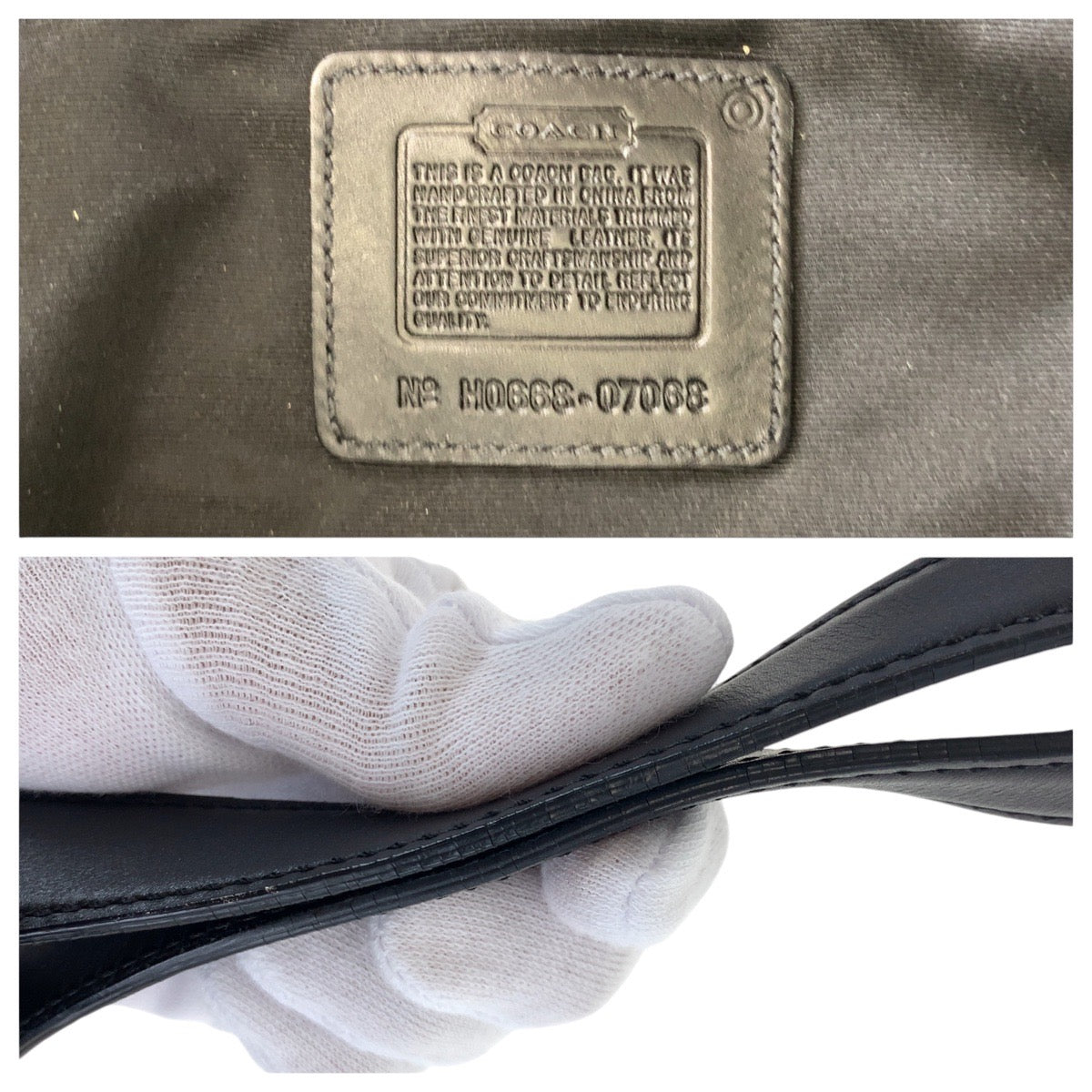 14211
COACH コーチ シグネチャー ブラック 黒 シルバー金具 キャンバス / レザー トートバッグ ショルダーバッグ  レディース