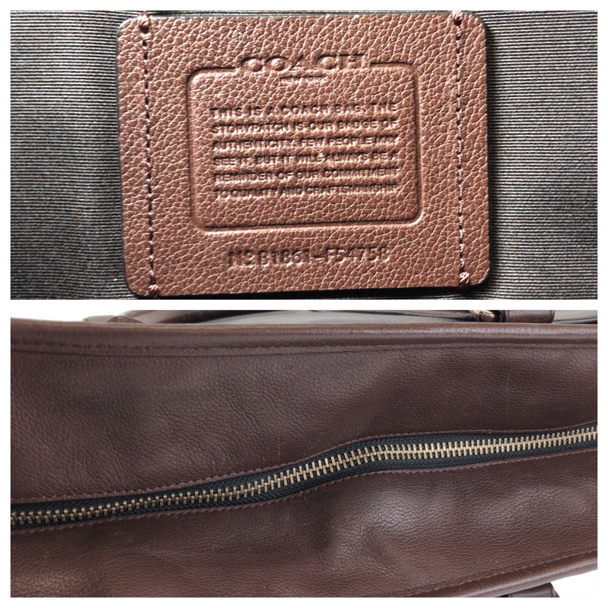 14214
COACH コーチ メトロポリタン ブラック 黒 ブラウン シルバー金具 レザー F54753 ショルダーバッグ トートバッグ 2way  レディース