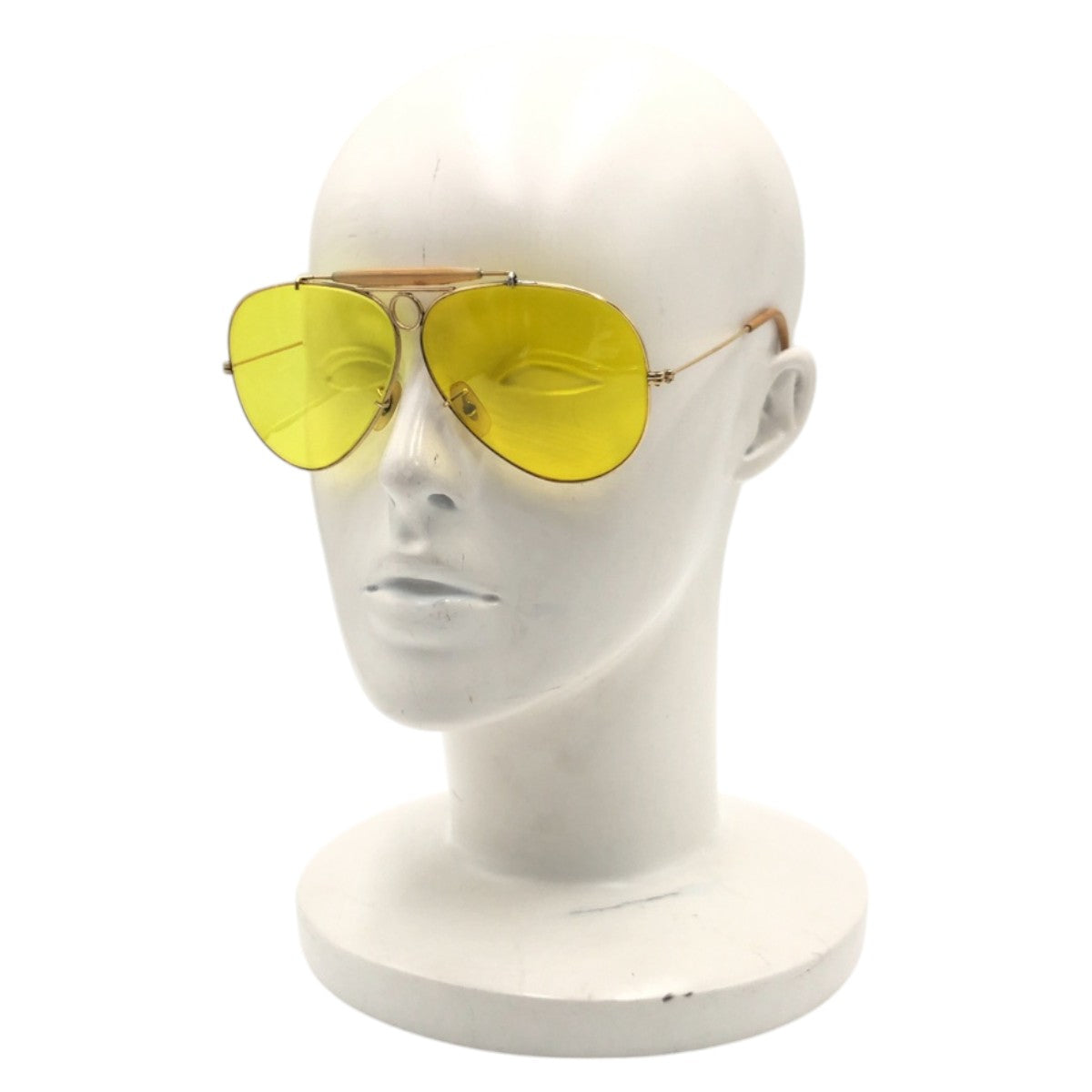 13790
Ray-Ban レイバン ヴィンテージ B&L RAY-BAN U.S.A シューター イエロー ゴールド メタル サングラス ティアドロップ  メンズ