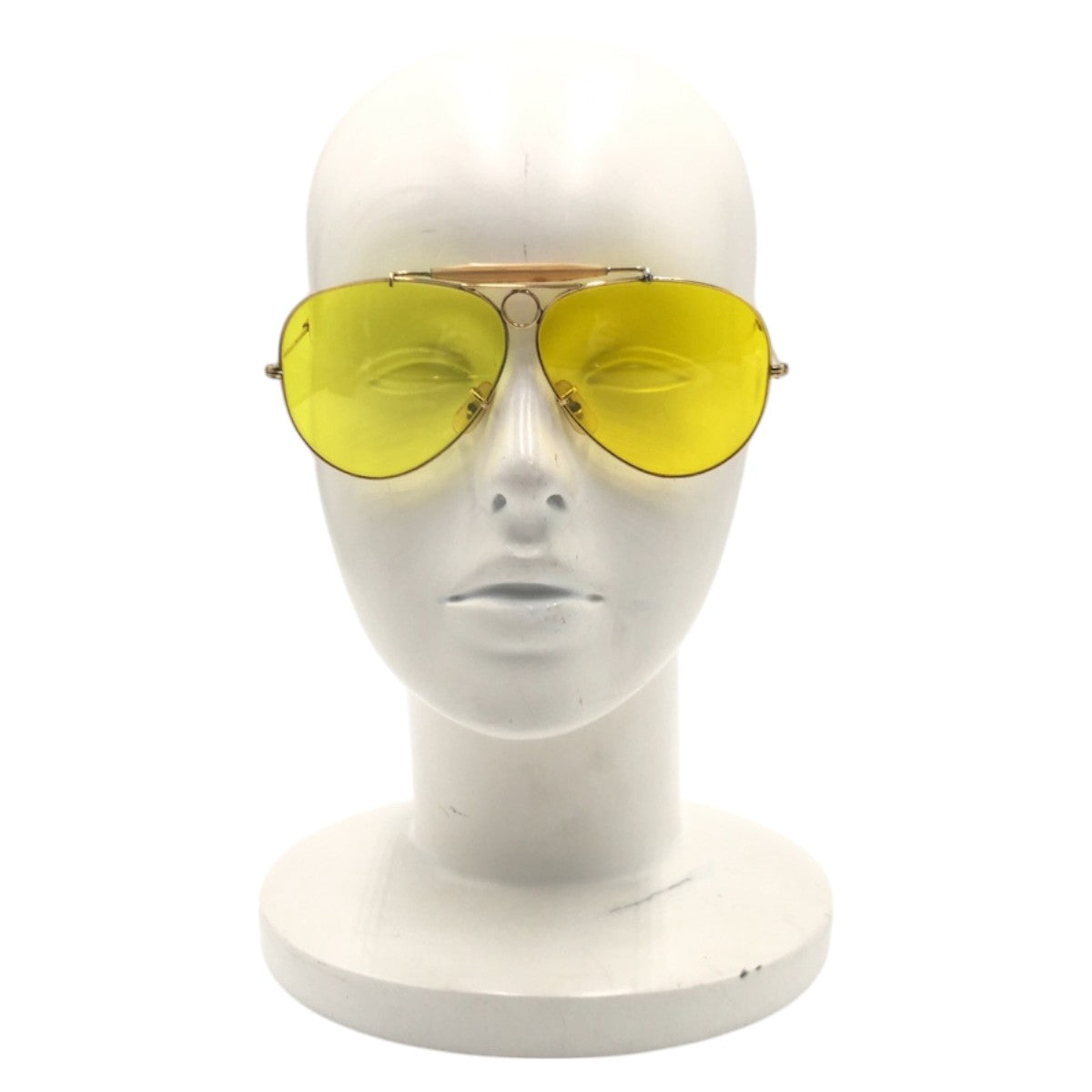 13790
Ray-Ban レイバン ヴィンテージ B&L RAY-BAN U.S.A シューター イエロー ゴールド メタル サングラス ティアドロップ  メンズ