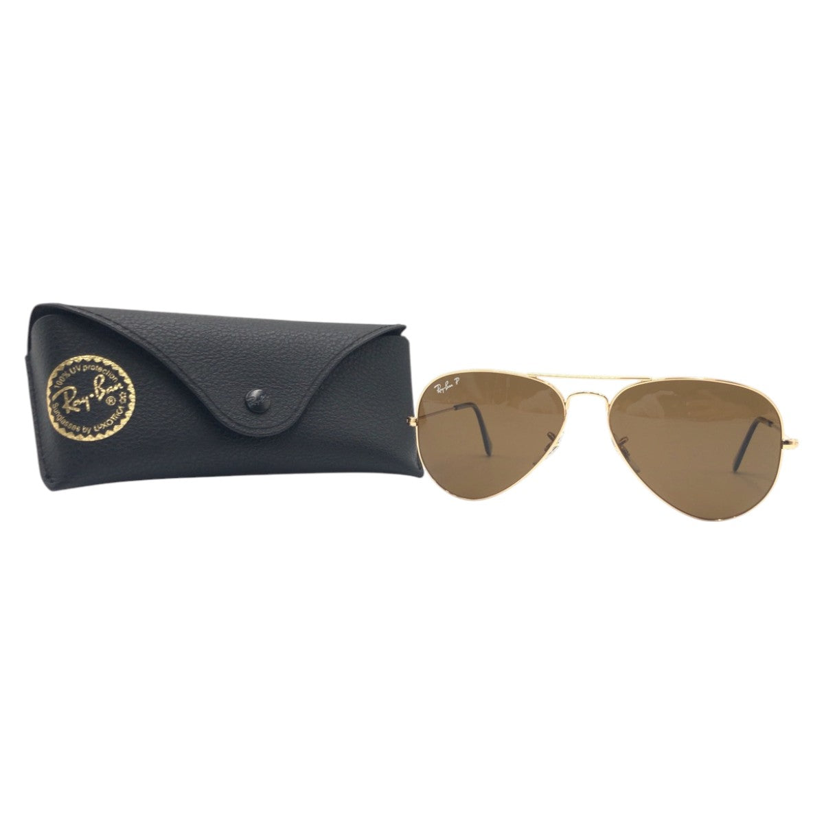 13797
Ray-Ban レイバン アビエーター ブラウン ゴールド メタル RB3025 偏光レンズ サングラス ティアドロップ  メンズ