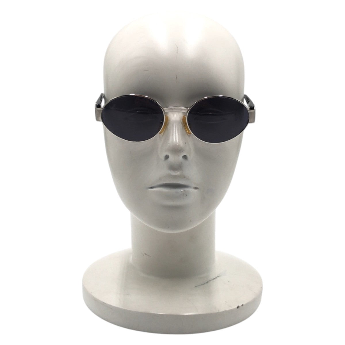 13798
Christian Dior クリスチャンディオール ヴィンテージ CDロゴ シルバー ブルー プラスチック 2910 70 52□18 サングラス ラウンド  レディース