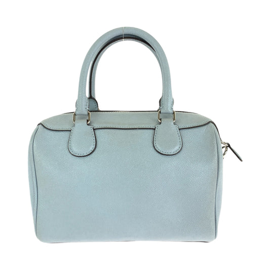 13801
COACH コーチ 水色 ブルー シルバー金具 レザー F31377 ショルダーバッグ ハンドバッグ 2way  レディース
