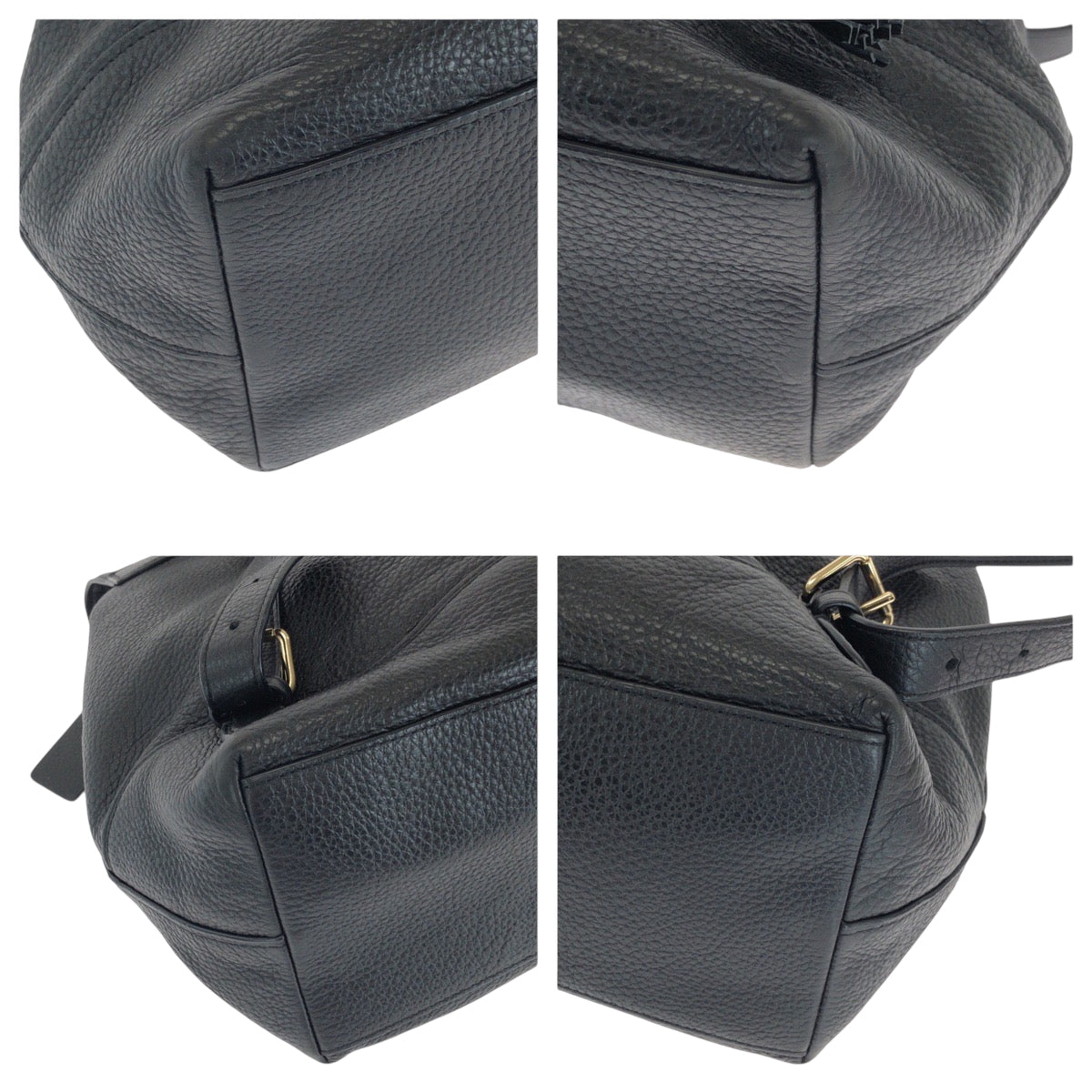 14221
COACH コーチ ロゴ ブラック 黒 ゴールド金具 レザー F72645 リュックサック バックパック  レディース