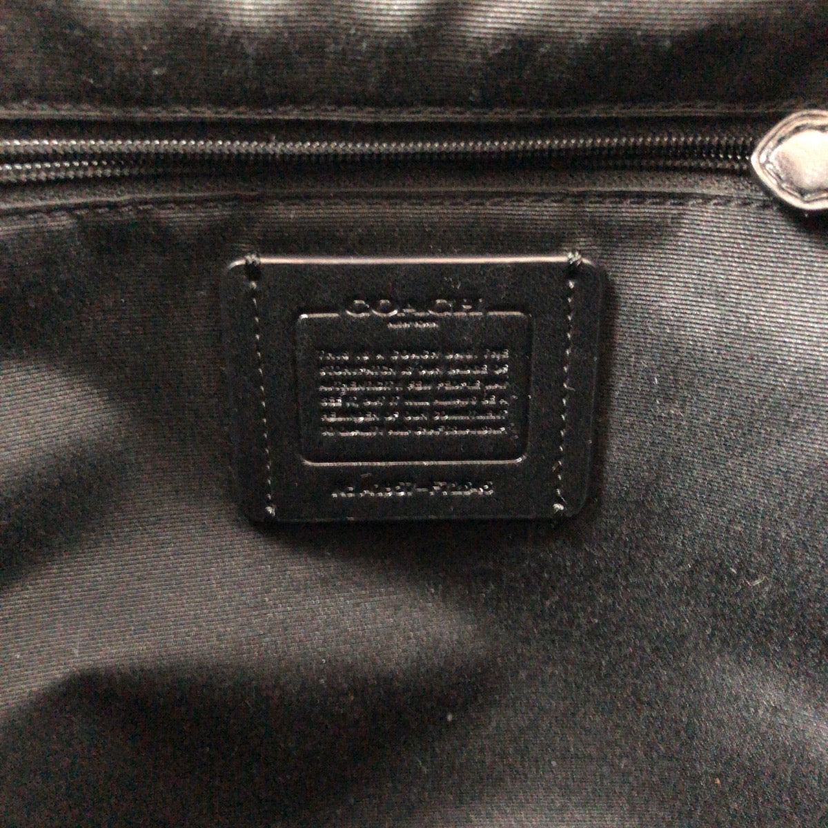 14221
COACH コーチ ロゴ ブラック 黒 ゴールド金具 レザー F72645 リュックサック バックパック  レディース
