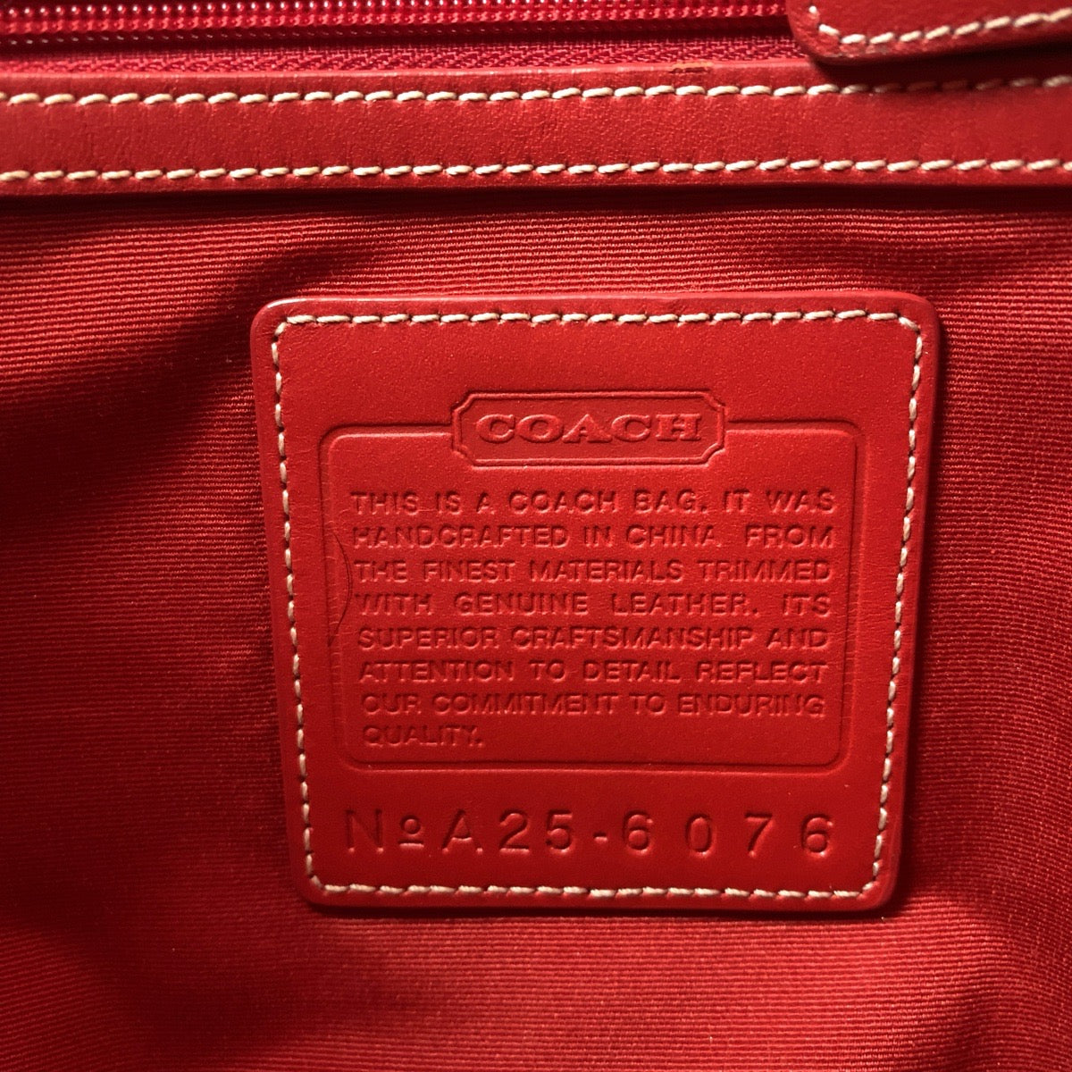 COACH コーチ シグネチャー レッド シルバー金具 キャンバス 6076 ショルダーバッグ 肩掛け  レディース