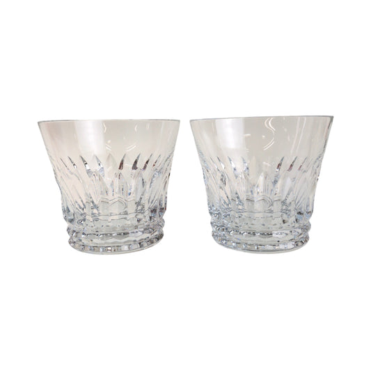 13807
Baccarat バカラ クリア ガラス ペアロックグラス セット  メンズ