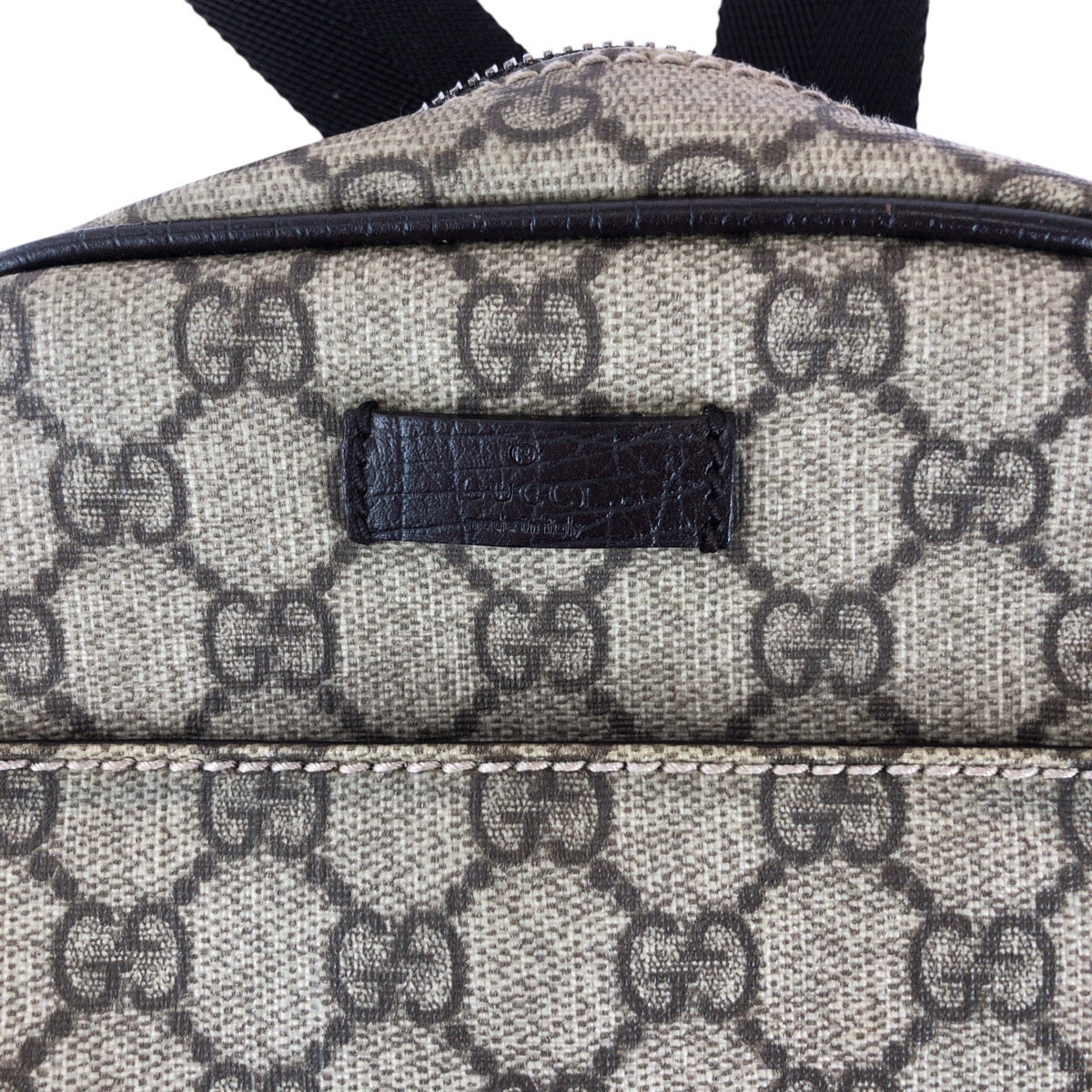 14223
GUCCI グッチ ブラウン シルバー金具 GGスプリームキャンバス / レザー 122754 ショルダーバッグ ポシェット 男女兼用  レディース
