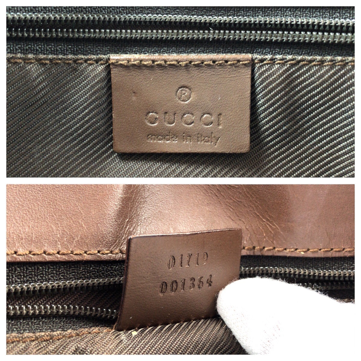 14224
GUCCI グッチ ジャッキー ブラウン シルバー金具 GGキャンバス / レザー 01719 トートバッグ ショルダーバッグ  レディース