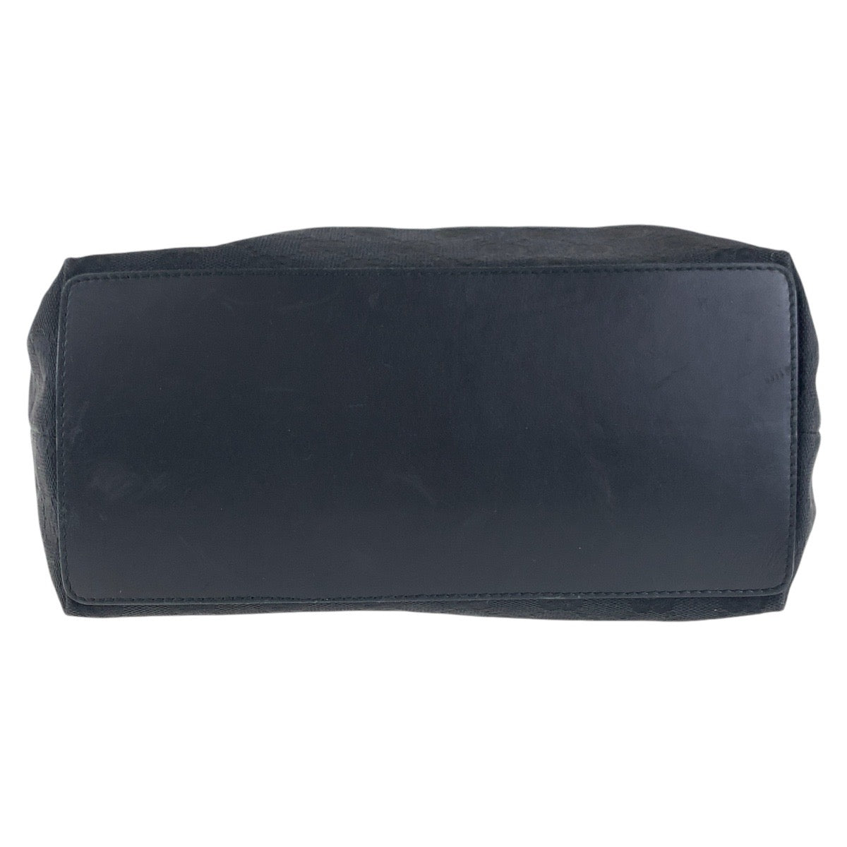 14231
GUCCI グッチ ブラック 黒 シルバー金具 GGキャンバス / レザー 31243 トートバッグ ショルダーバッグ  レディース