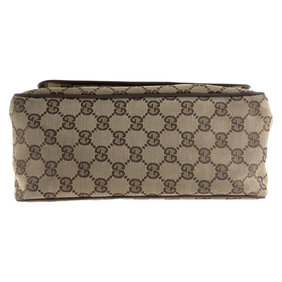 14236
GUCCI グッチ ブラウン シルバー金具 GGキャンバス / レザー 28562 ショルダーバッグ メッセンジャーバッグ 男女兼用  レディース