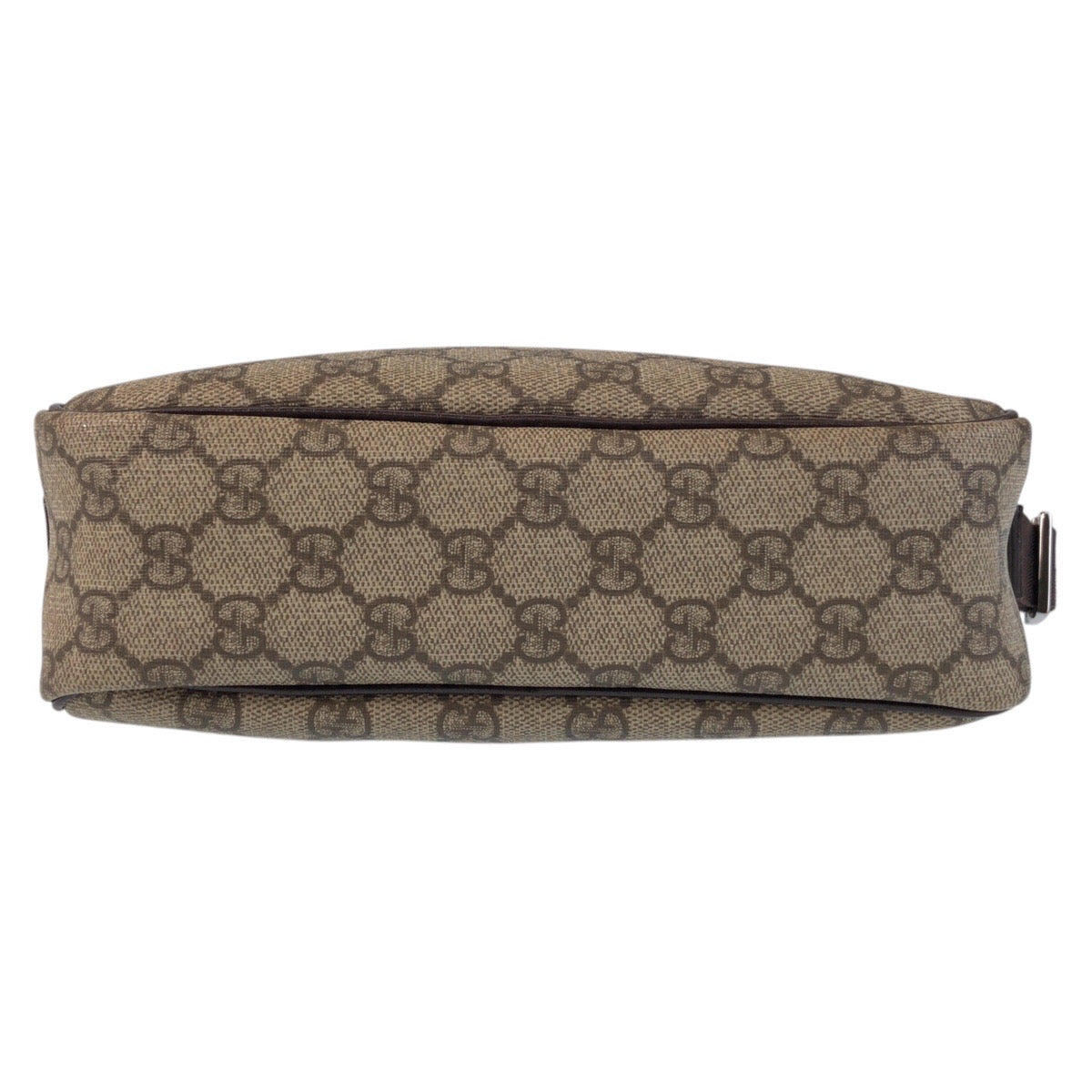 13820
GUCCI グッチ ブラウン シルバー金具 GGスプリームキャンバス / レザー 114291 斜め掛け ショルダーバッグ  レディース