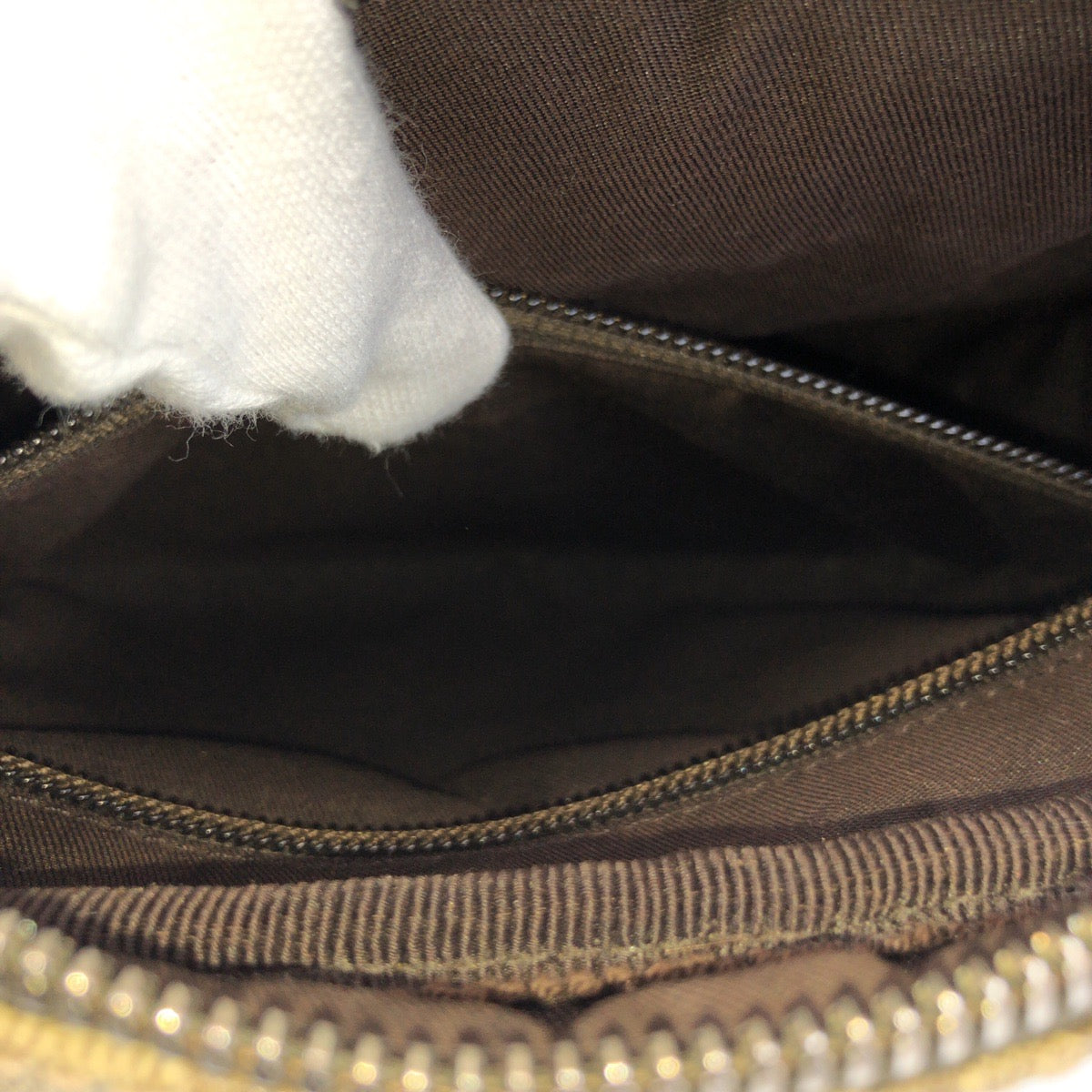 13820
GUCCI グッチ ブラウン シルバー金具 GGスプリームキャンバス / レザー 114291 斜め掛け ショルダーバッグ  レディース