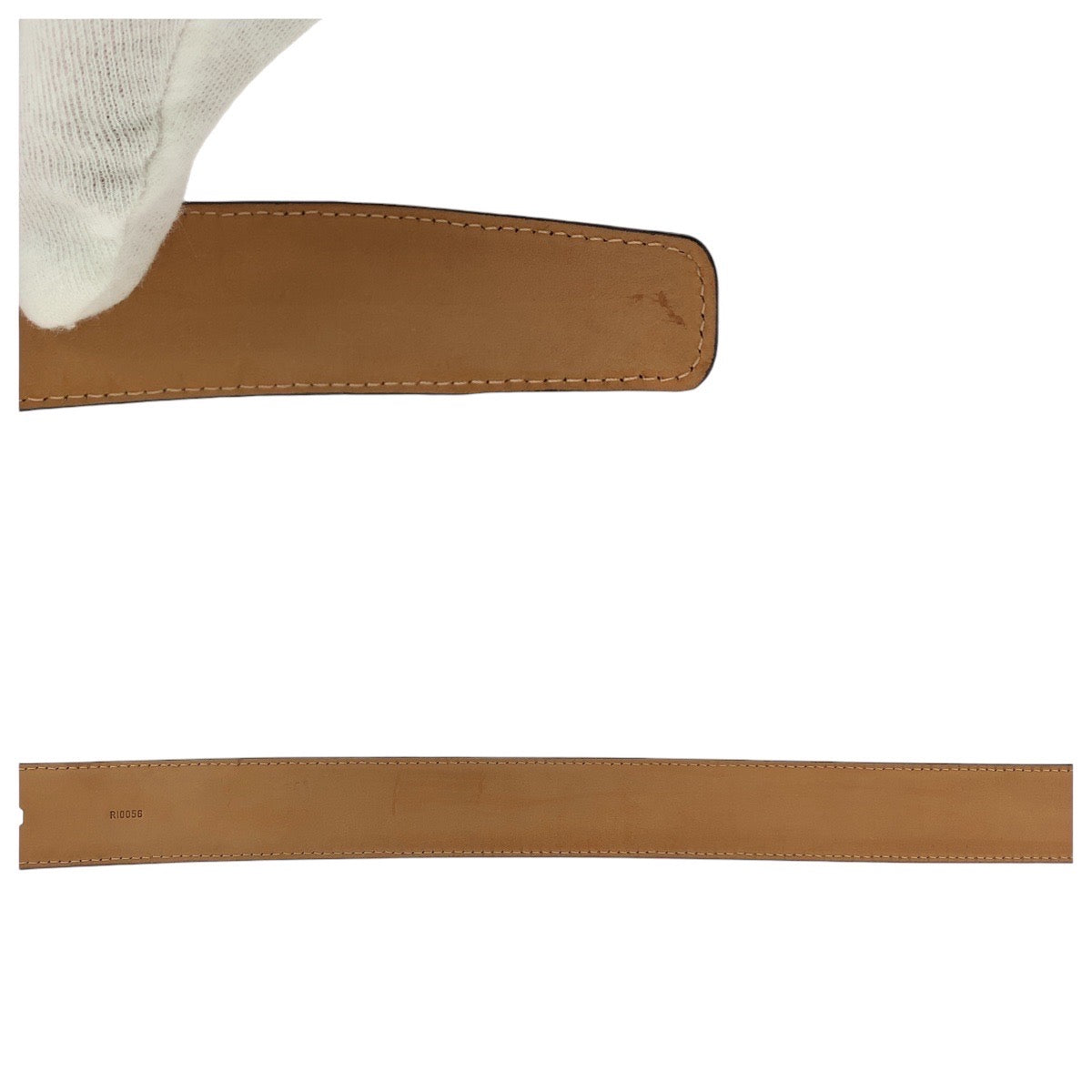 13825
LOUIS VUITTON ルイヴィトン タイガ サンチュール クラシック 85cm/34インチ ブラック シルバー金具 レザー M6843V ベルト  メンズ