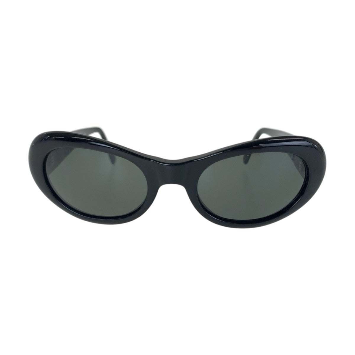 14259
BVLGARI ブルガリ ビーゼロ ブラック シルバー金具 プラスチック 804 501 140 サングラス 男女兼用 オーバル  レディース ABP5