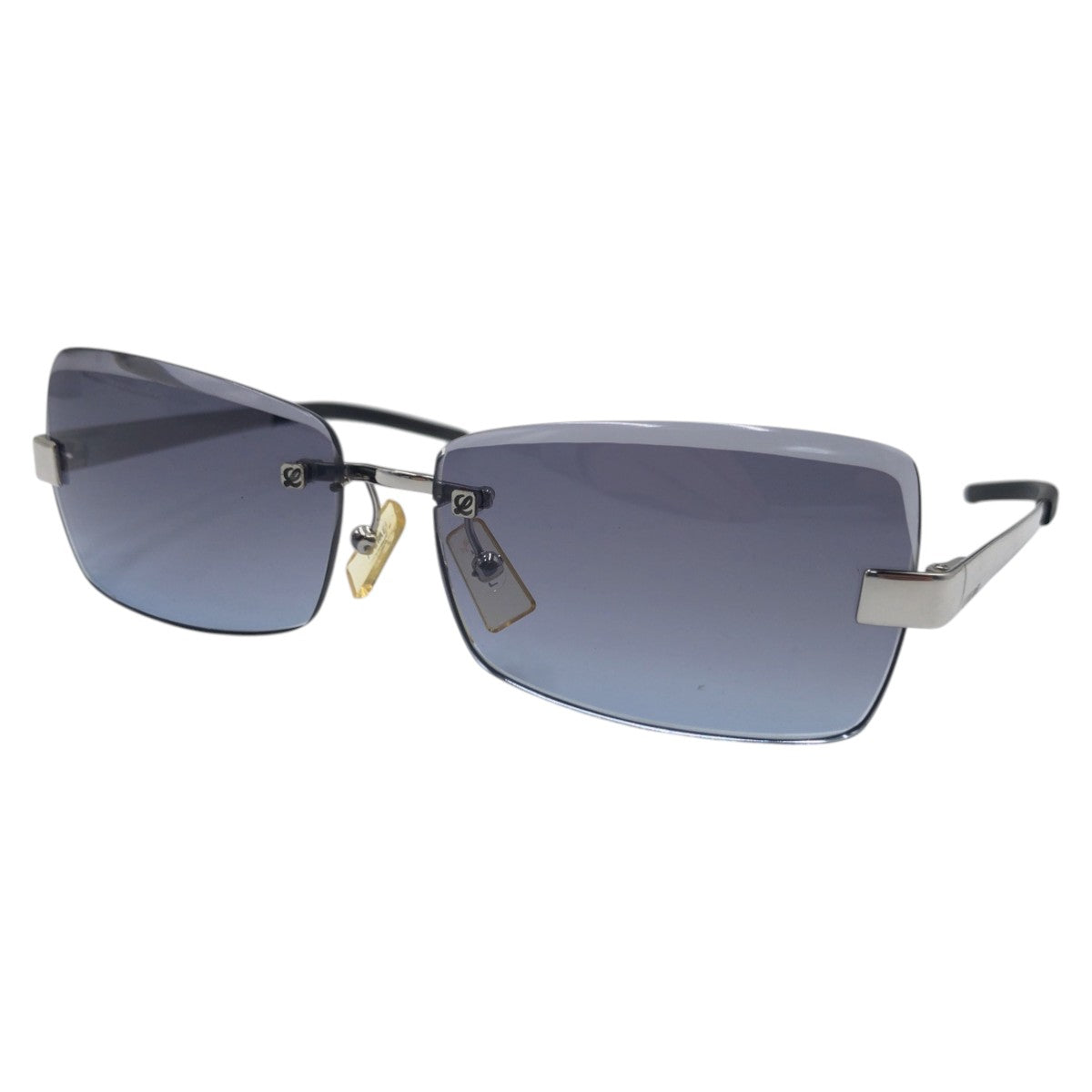 14262
LOEWE ロエベ ブルー シルバー メタル SLW 067 COL.579 サングラス 男女兼用 スクエア  レディース