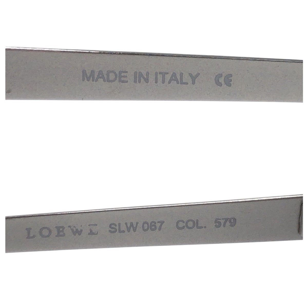 14262
LOEWE ロエベ ブルー シルバー メタル SLW 067 COL.579 サングラス 男女兼用 スクエア  レディース