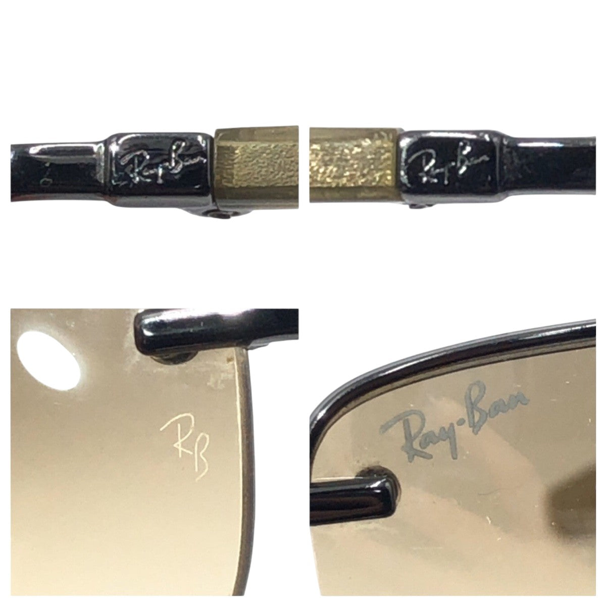 Ray-Ban Brown Metal/Plastic RB3228 004/82 54◻︎19 135 Sunglasses Square Men's