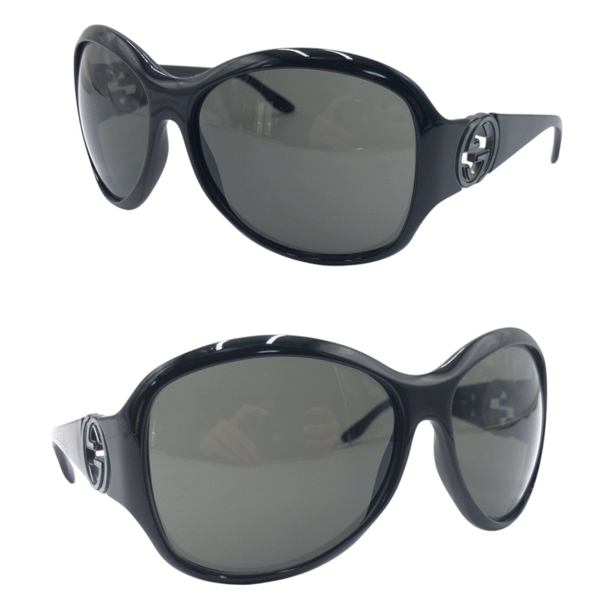 14264
GUCCI グッチ GGロゴ ブラック 黒 プラスチック GG3139/S D28R6 62□14 120 サングラス バタフライ  レディース
