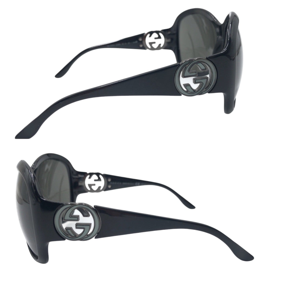 14264
GUCCI グッチ GGロゴ ブラック 黒 プラスチック GG3139/S D28R6 62□14 120 サングラス バタフライ  レディース
