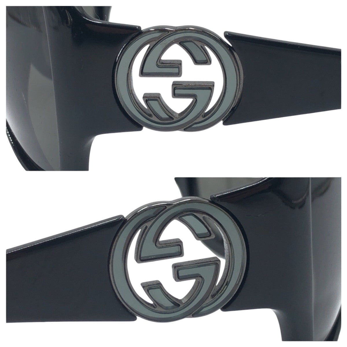 14264
GUCCI グッチ GGロゴ ブラック 黒 プラスチック GG3139/S D28R6 62□14 120 サングラス バタフライ  レディース
