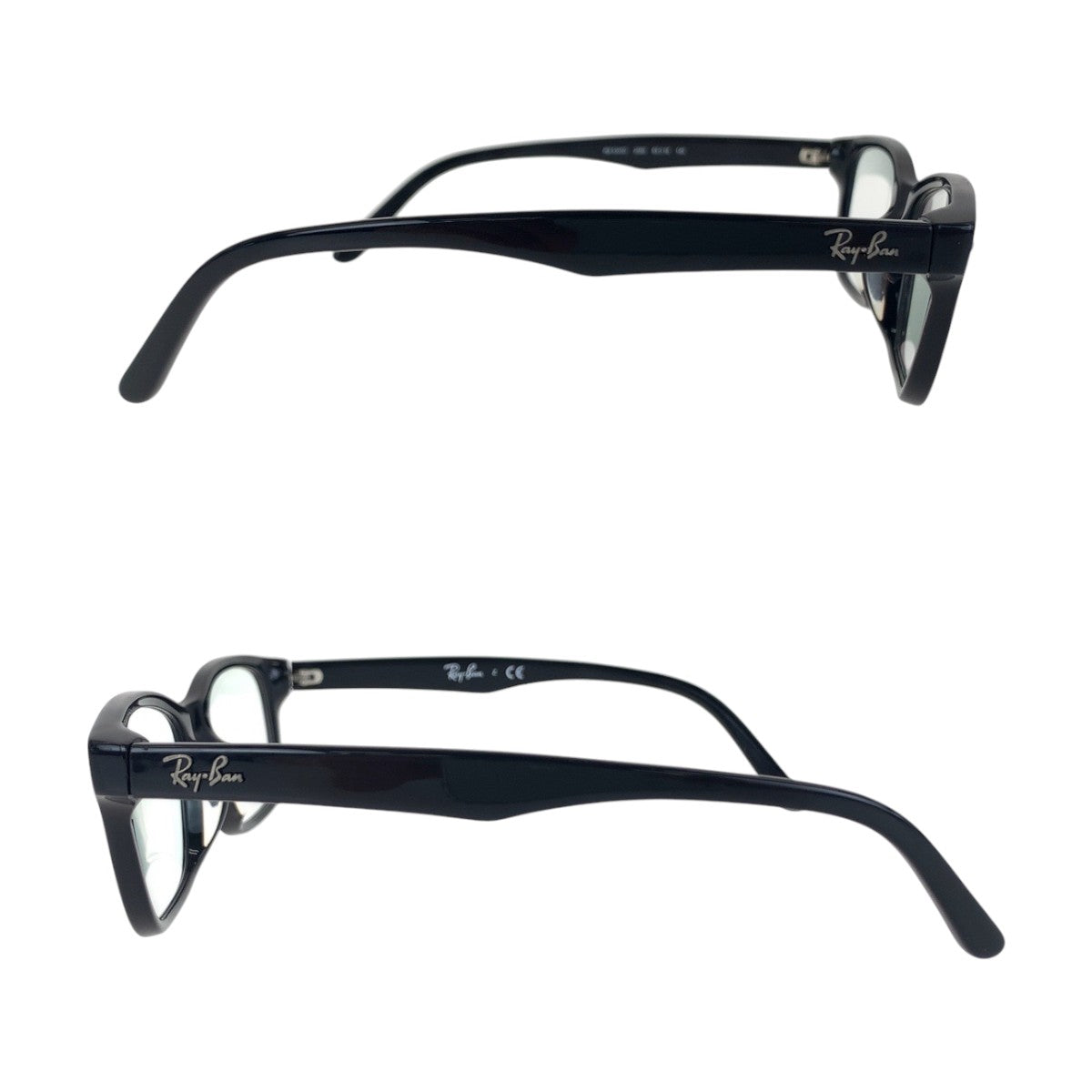 14265
Ray-Ban レイバン ブラック 黒 シルバー金具 プラスチック RB 5345D 2000 53◻︎18 145 メガネ 男女兼用  メンズ