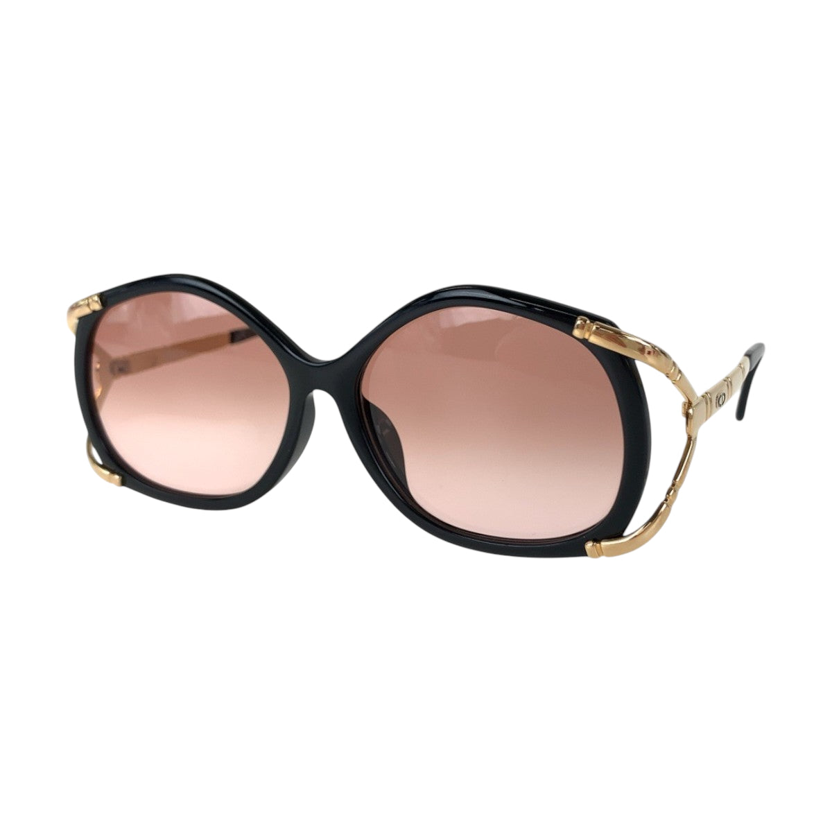14266
Dior ディオール ヴィンテージ ブラック ゴールド金具 プラスチック / メタル 2605A 90 58◻︎14 サングラス スクエア  レディース ABP5