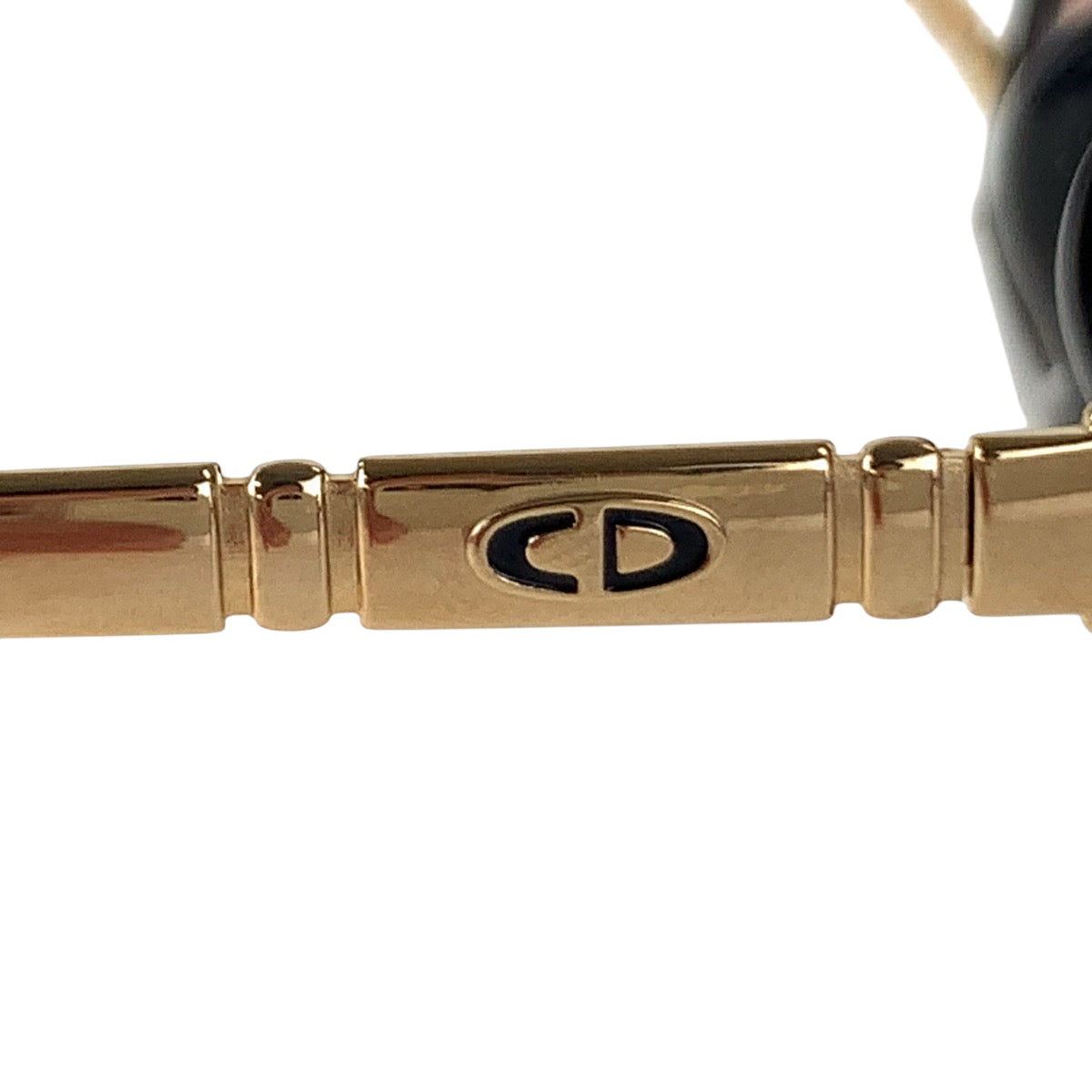 14266
Dior ディオール ヴィンテージ ブラック ゴールド金具 プラスチック / メタル 2605A 90 58◻︎14 サングラス スクエア  レディース ABP5