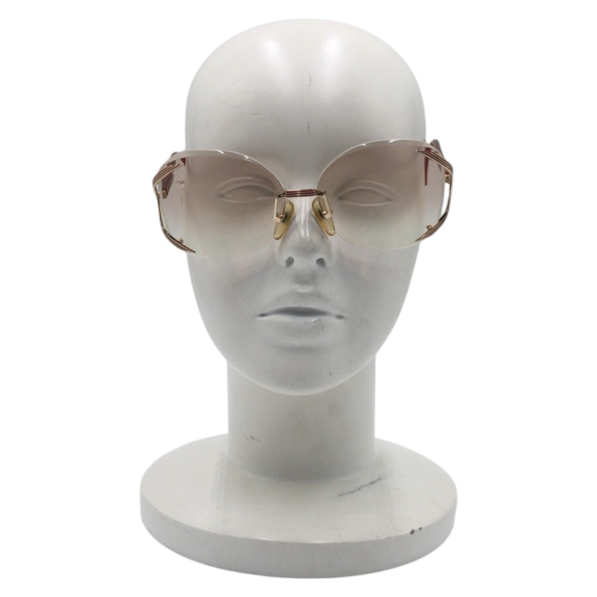 14267
Dior ディオール CDロゴ ブラウン ゴールド メタル 2289 43 61◻︎16 サングラス メガネフレーム ラウンド レディース AB5