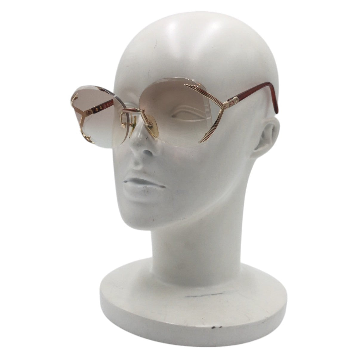 14267
Dior ディオール CDロゴ ブラウン ゴールド メタル 2289 43 61◻︎16 サングラス メガネフレーム ラウンド レディース AB5