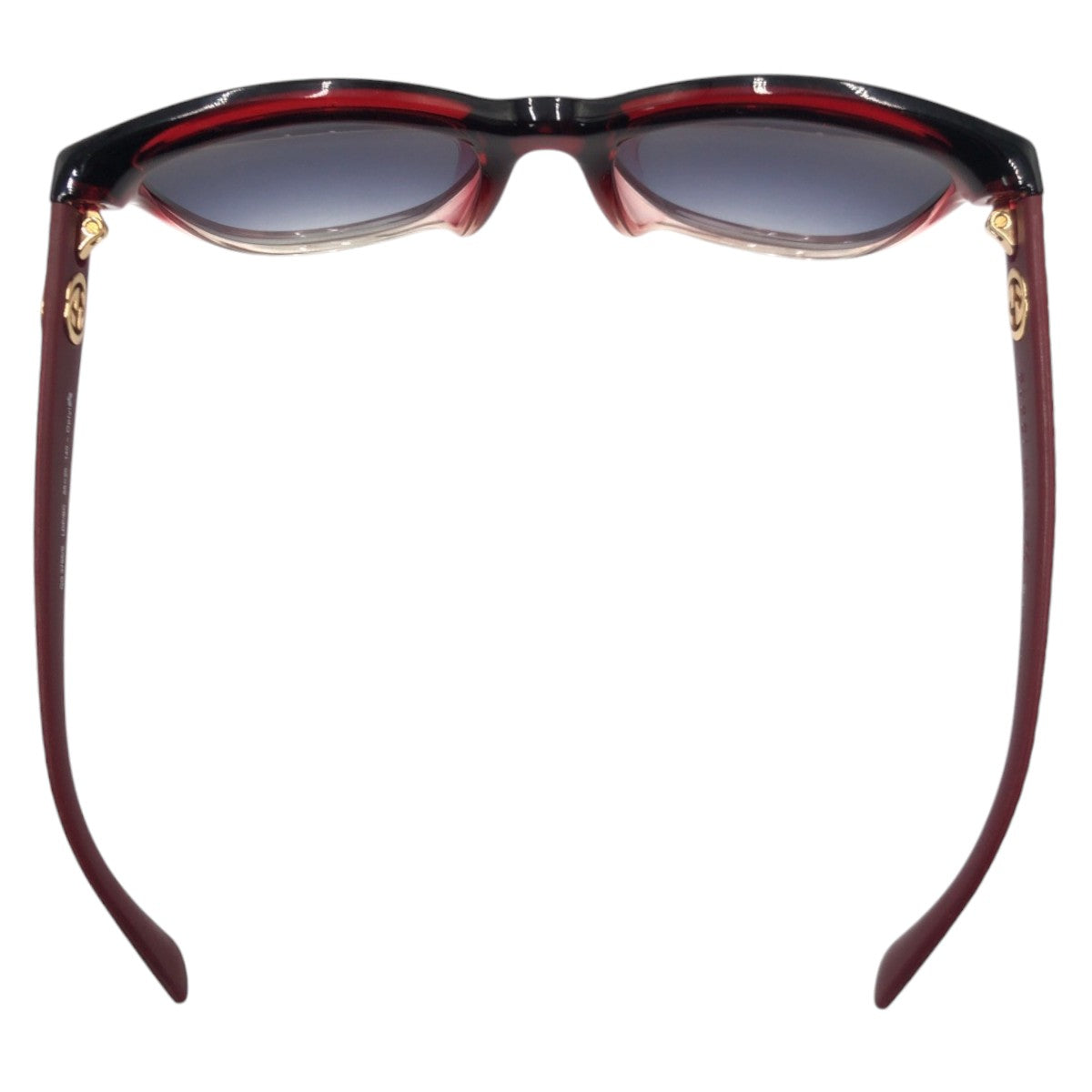 GUCCI グッチ GG柄 ワインレッド ブルー プラスチック GG 3795/S LDP/BC 55□20 140 サングラス ウェリントン  レディース