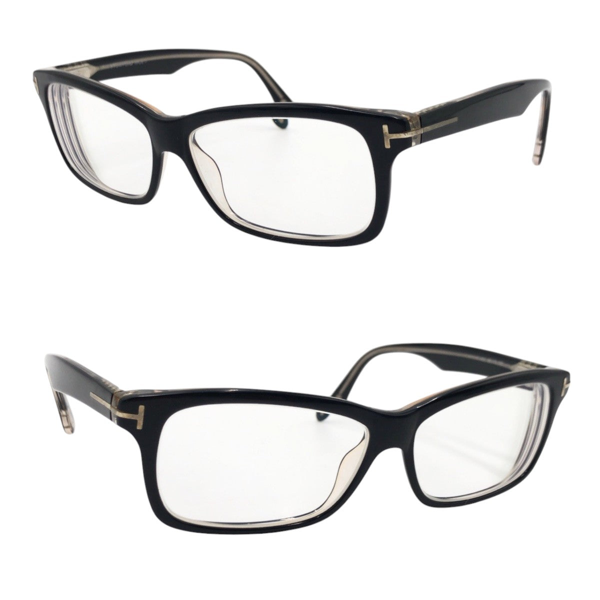 TOM FORD トムフォード ブラック 黒 プラスチック 003 56□13 145 メガネフレーム  メンズ