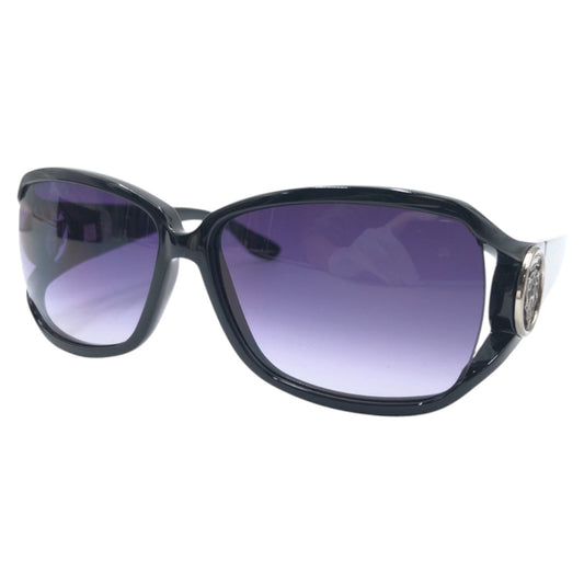 GUCCI グッチ ブラック 黒 パープル プラスチック GG3059 S 59□13 105 サングラス バタフライ レディース A16