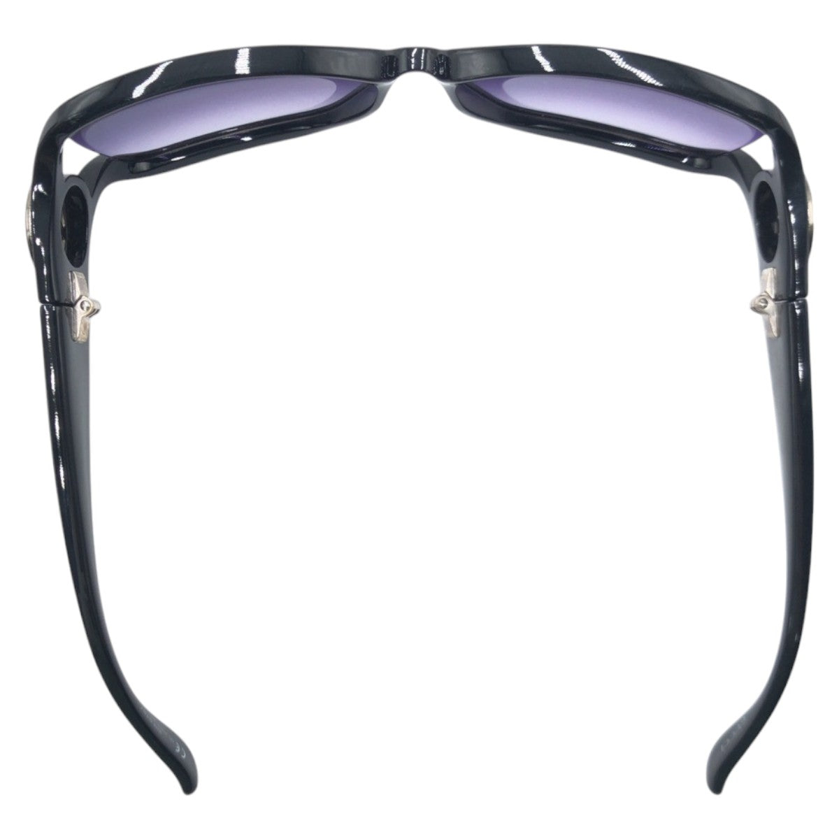 GUCCI グッチ ブラック 黒 パープル プラスチック GG3059 S 59□13 105 サングラス バタフライ レディース A16