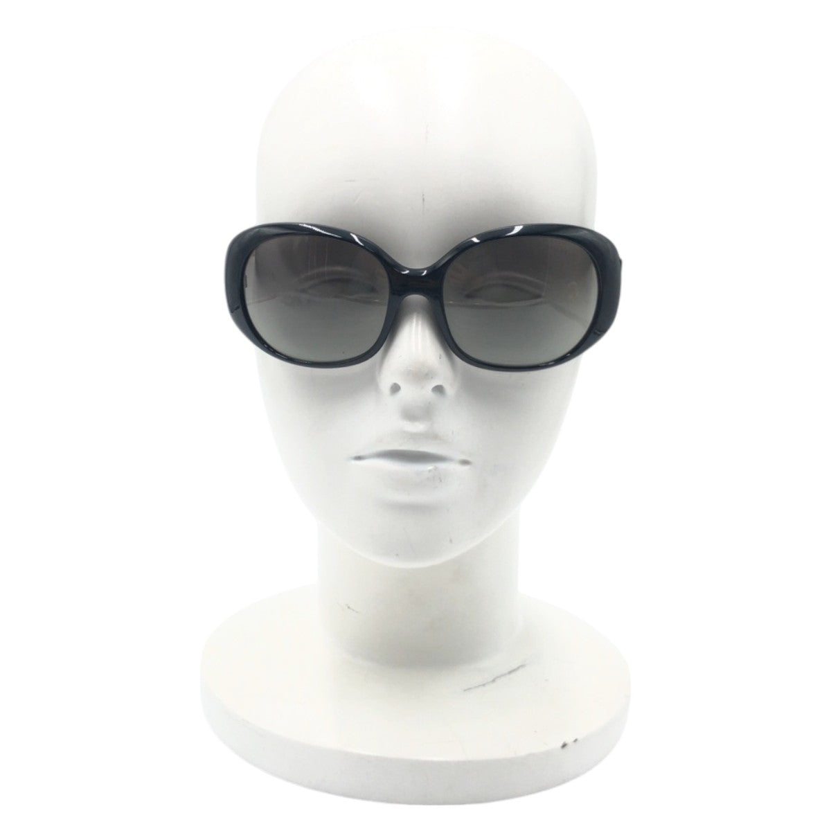 14272
PRADA プラダ 三角ロゴ ブラック 黒 プラスチック SPR27L 5717 1AB 3M1 135 2N サングラス メガネフレーム バタフライ  レディース