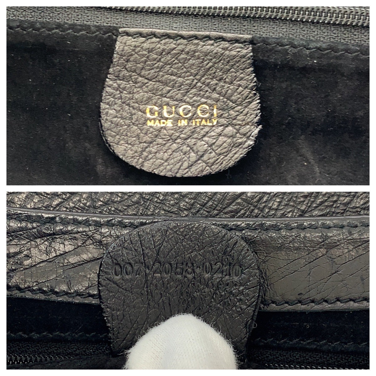 13827
GUCCI グッチ ホースビット ブラック 黒 ゴールド金具 オーストリッチ 007 2058 0210 ショルダーバッグ ポシェット  レディース