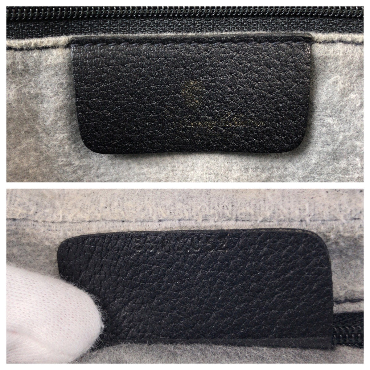 GUCCI グッチ ブラック 黒 ゴールド金具 PVC / レザー 56 01 052 クラッチバッグ セカンドバッグ  メンズ