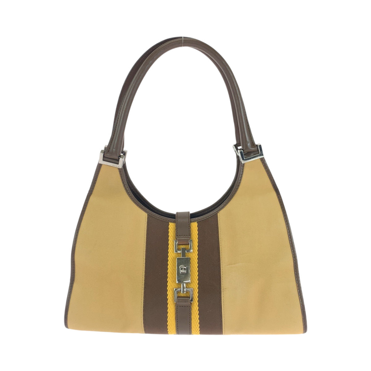 14274
GUCCI グッチ ジャッキー ブラウン シルバー金具 GGキャンバス 002 1067 ワンショルダーバッグ 肩掛け  レディース