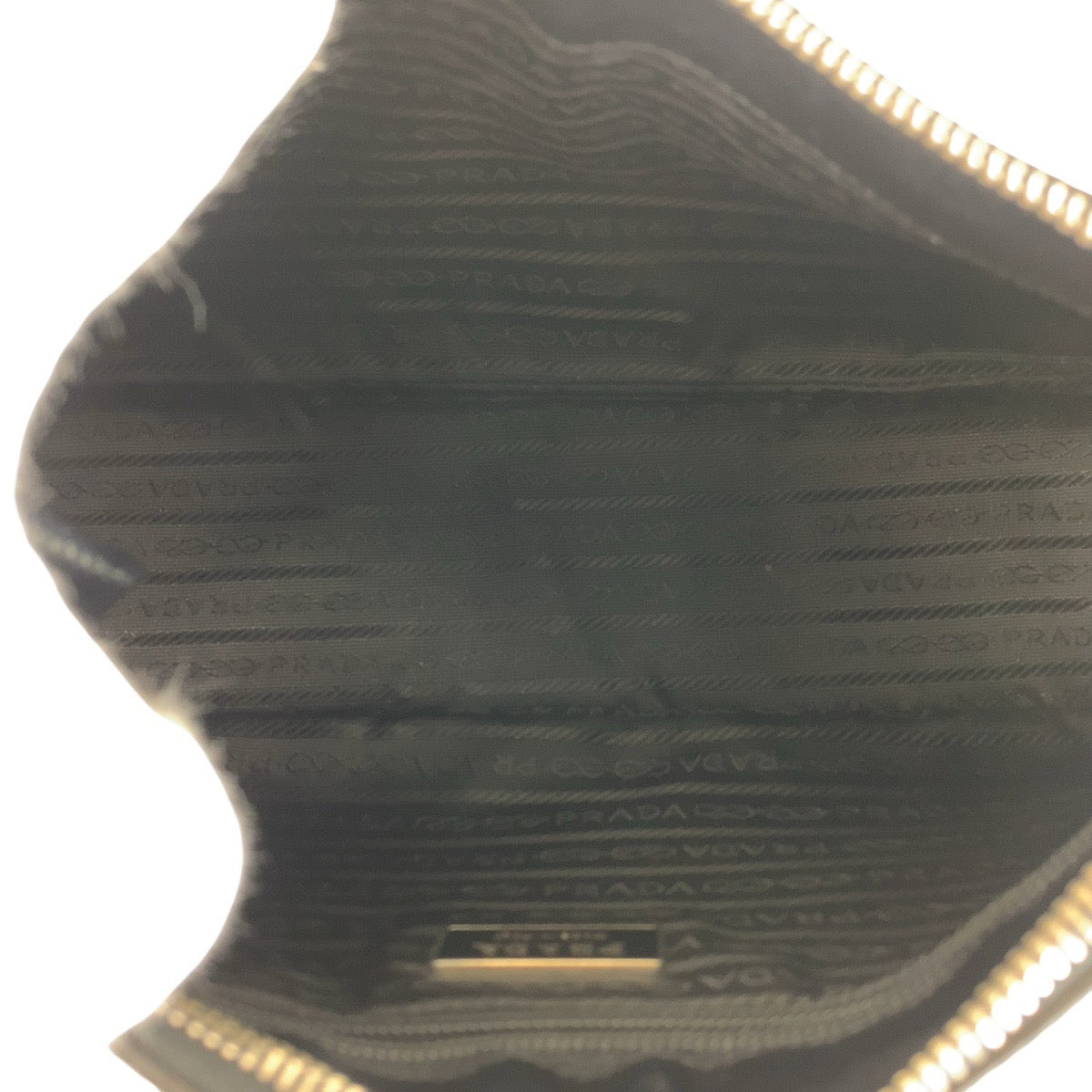 PRADA Prada black silver hardware leather shoulder bag for women