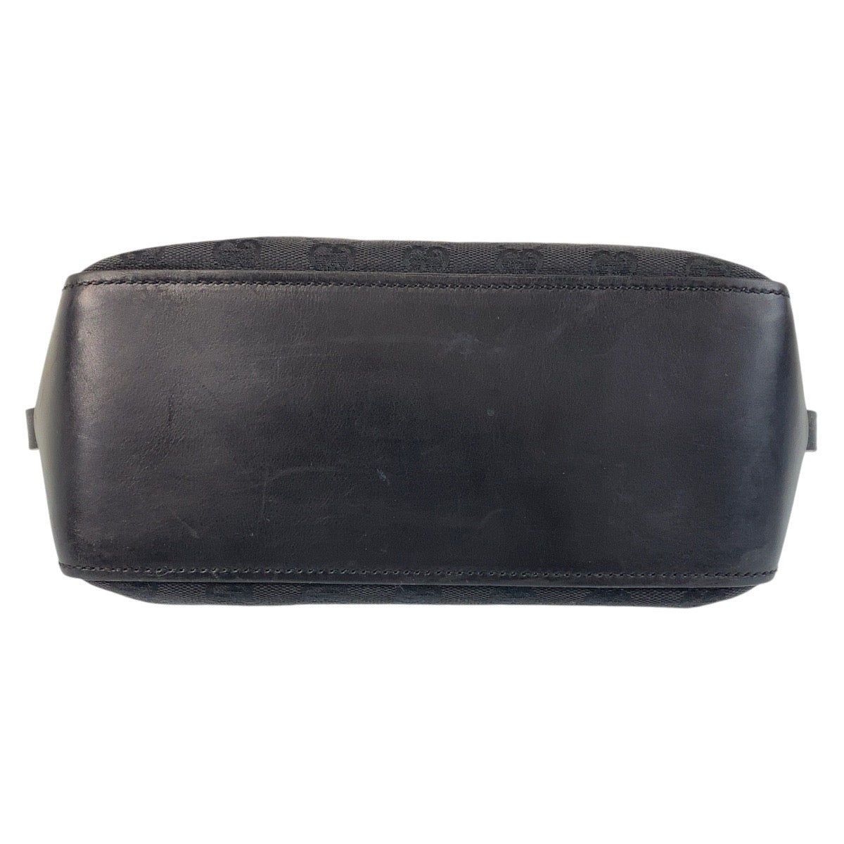 14280
GUCCI グッチ ブラック 黒 GGキャンバス / レザー 107757 トートバッグ ショルダーバッグ  レディース