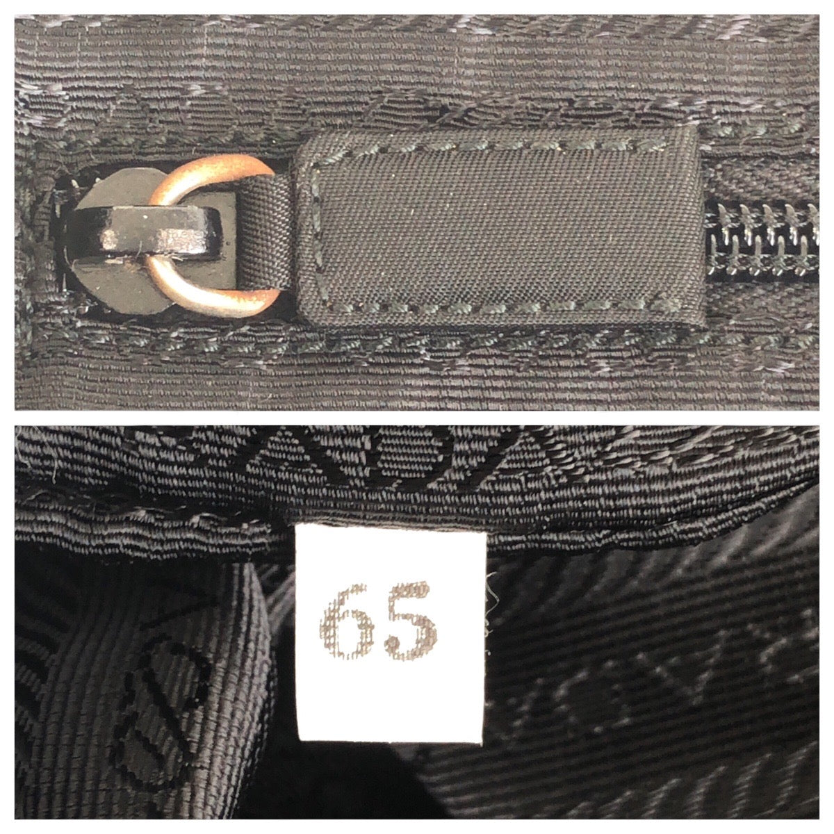 13835
PRADA プラダ テスート 三角ロゴプレート ブラック 黒 シルバー金具 ナイロン トートバッグ ショルダーバッグ  レディース