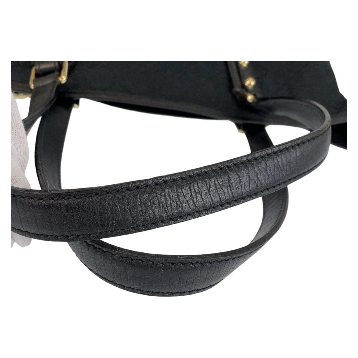 14285
GUCCI グッチ シェリーライン ブラック 黒 シルバー金具 GGキャンバス / レザー 139260 トートバッグ ショルダーバッグ  レディース
