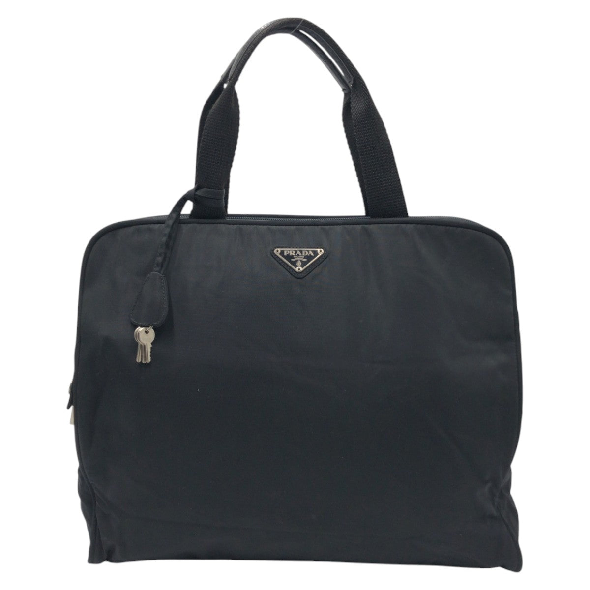 14292
PRADA プラダ テスート 三角ロゴ ブラック 黒 ナイロン ビジネスバッグ ハンドバッグ 男女兼用  メンズ ABP34