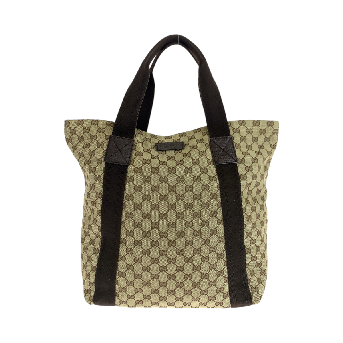 13838
GUCCI グッチ ブラウン ベージュ GGキャンバス 189669 トートバッグ ショルダーバッグ  レディース